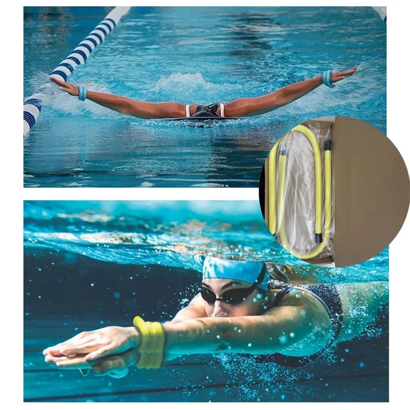 2 pcs, Flexible Sports Equipment Weight Rings, Swimming Fitness Training Weights, Wrist Weights for Fitness, Swimming