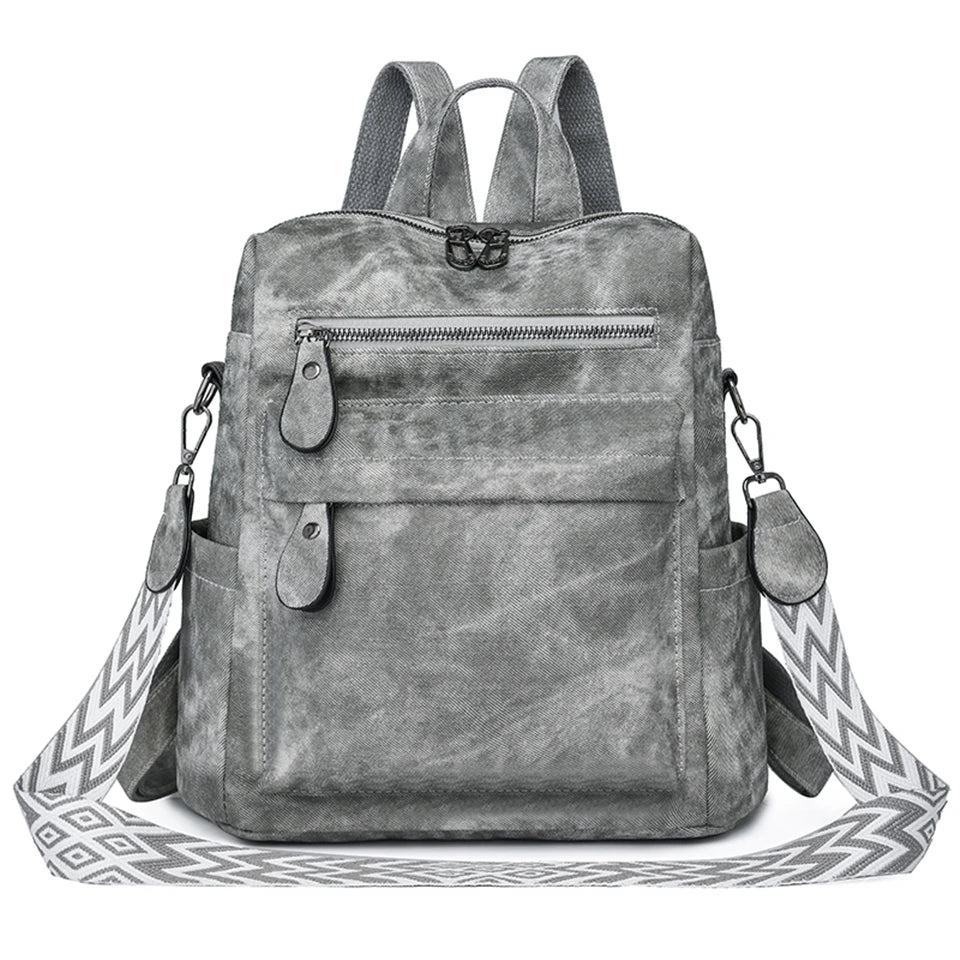Fashion Backpacks Women Shoulder Bag Big Travel Bagpack Ladies Daypacks Large School Bags High Quality Leather Rucksacks Female