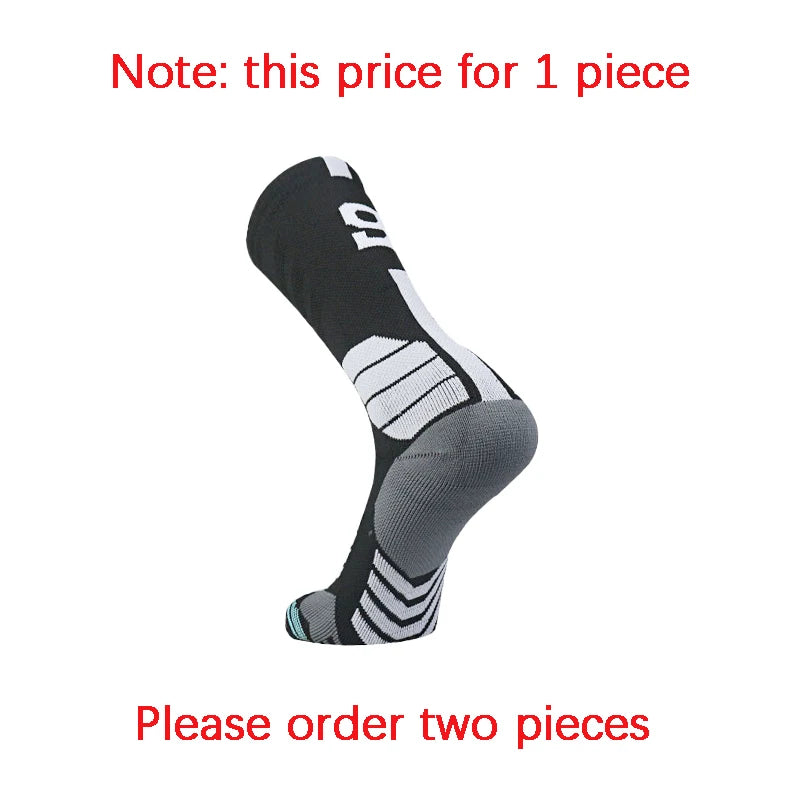 Sports Basketball Socks Professional 1pc Football Sock Men's Cycling Soccer Socks Running Sock Calcetines Customized Number 0-9