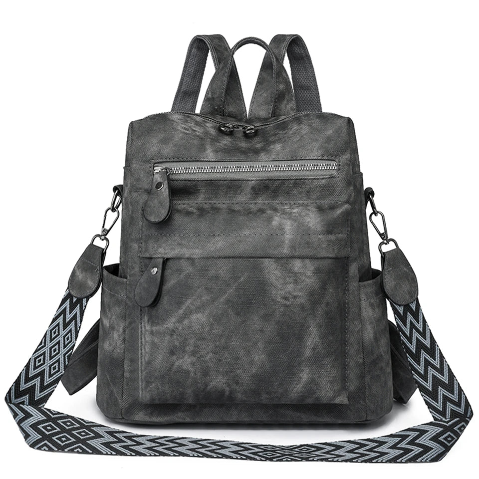 Fashion Backpacks Women Shoulder Bag Big Travel Bagpack Ladies Daypacks Large School Bags High Quality Leather Rucksacks Female