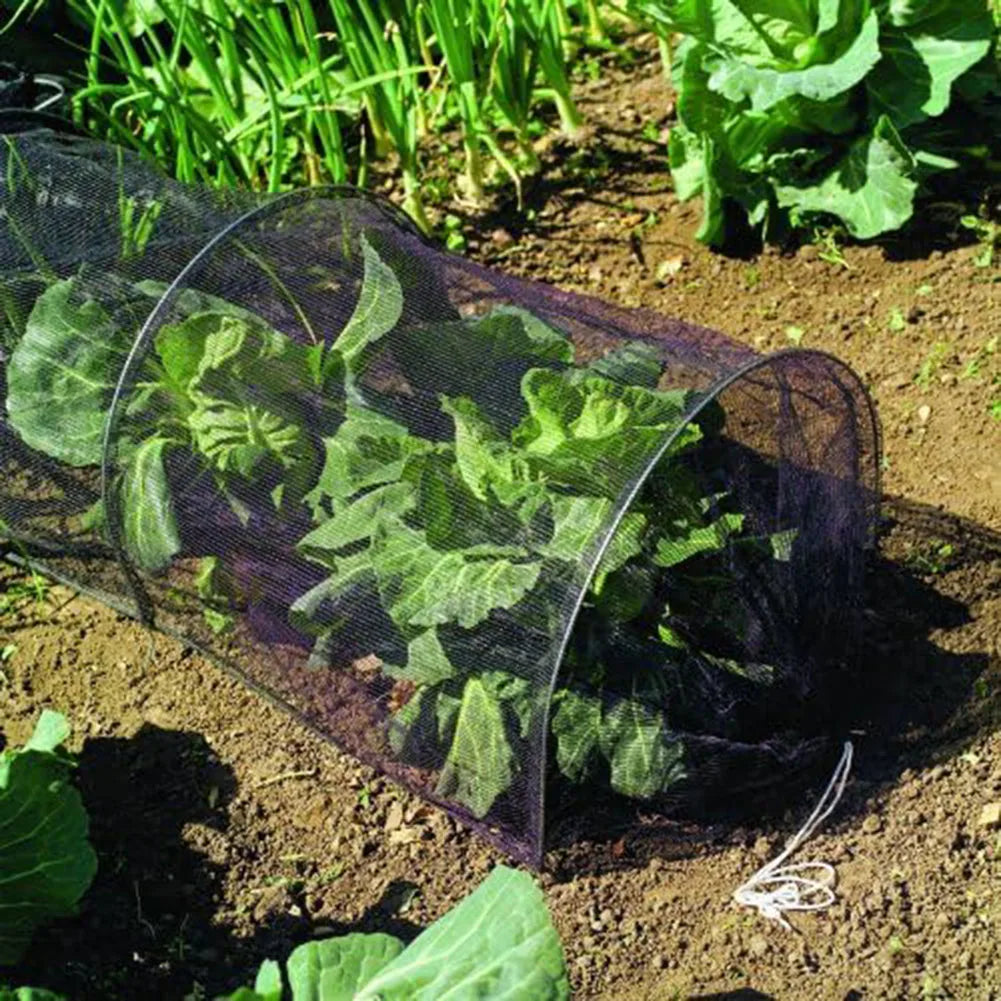 Garden Tunnel Greenhouse Agricultural Black Mesh Planting Tunnel Plastic Cover For Vegetable Planting Protection