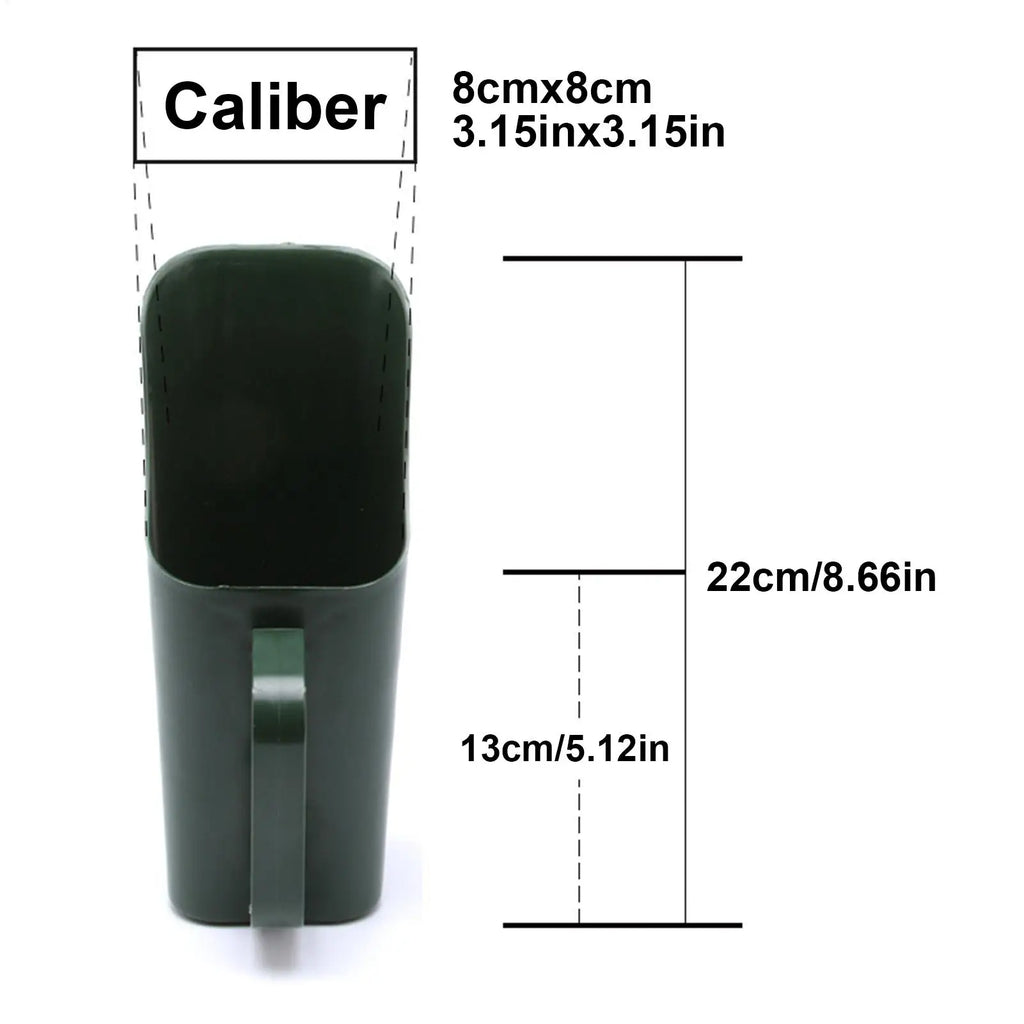 Garden Bucket Shovel Potted Plant Scoop Potted Plant Scoop and Fertilizer Shovel Practical Ergonomic Sieve Gardening Tool