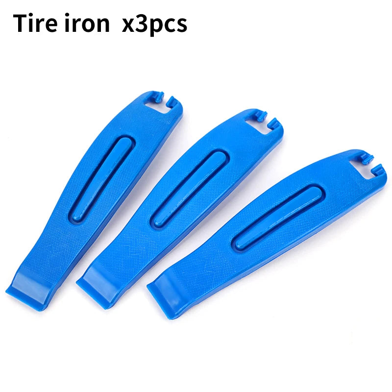 LEBYCLE 3PCS Bicycle Tire Lever MTB Road Bike Tire Pry Bar Ultralight Bike Tire Change Rim Spoon Cycling Crowbar Removal Tools
