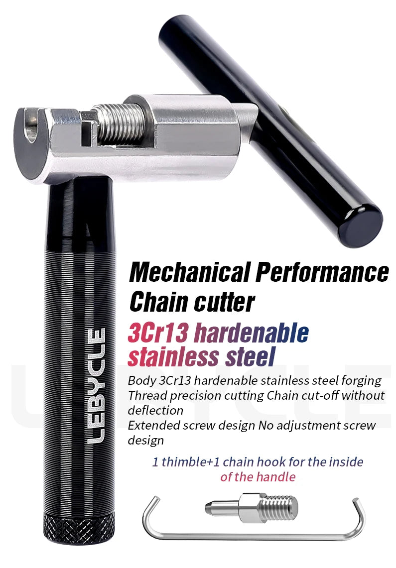 LEBYCLE Bicycle Chain Breaker Bike 1~12 Speed Chain Removal Tool Bike Chains Extractor Cutter Device Bike Chain Removal Tools