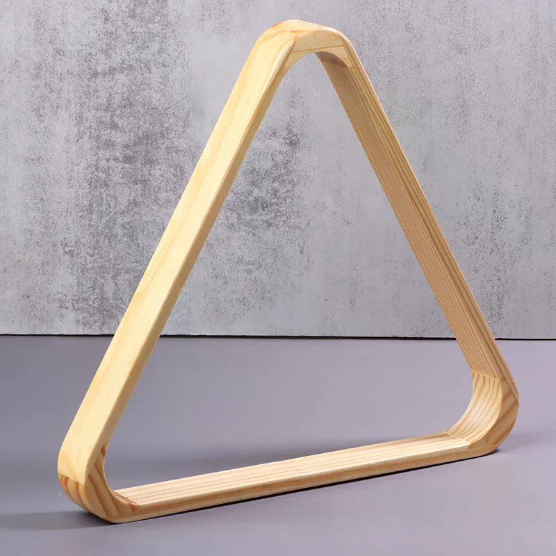 Sports Wooden Billiard Ball Rack Billiards Balls Frame Table Top Tripod Games Balls Holders Triangle Racks Cue Pool Organizer