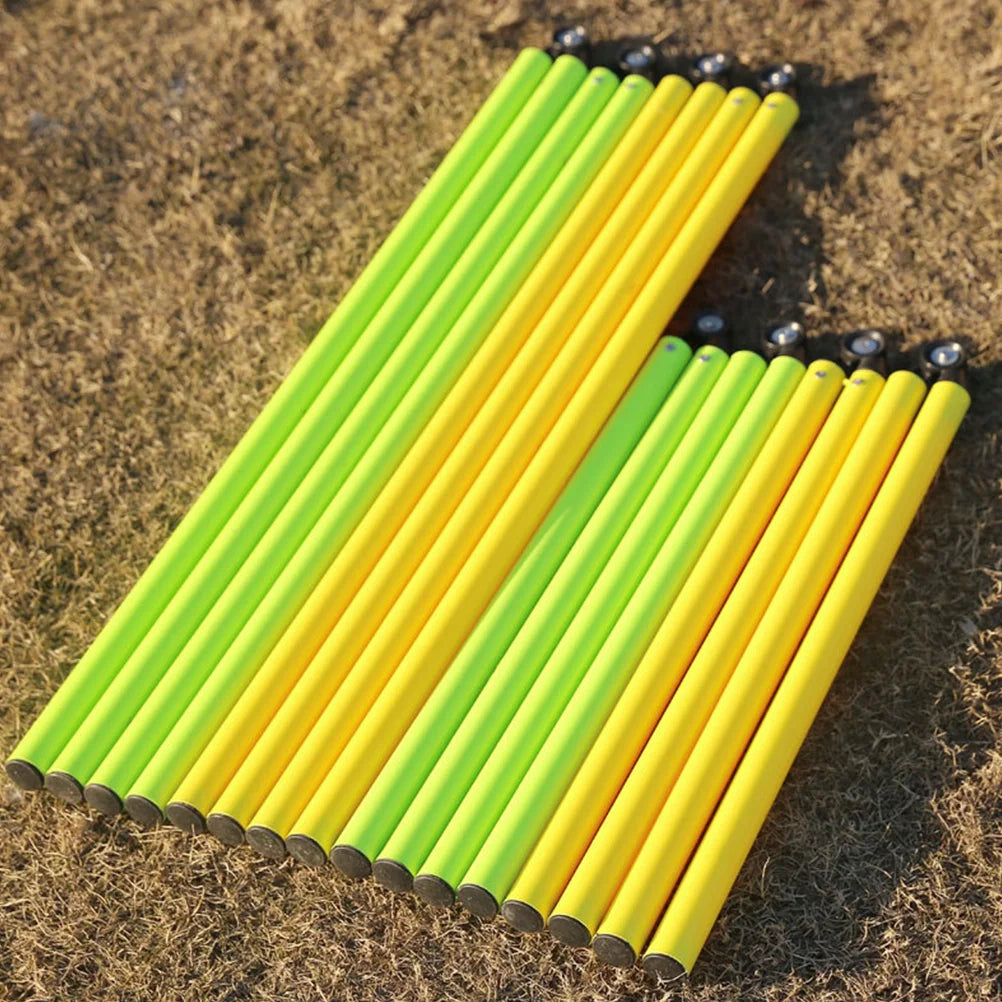 2Pcs Training Equipment Soccer Drill Equipment Football Agility Poles Football Training Aids Soccer Sign Pole Hurdling Training