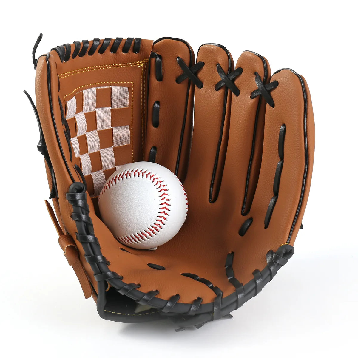 Outdoor camping sport Baseball Gloves Softball Practice Equipment Size 9.5 Left Hand For Kids/Adults Man Woman Training