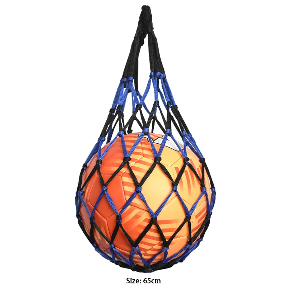 Sports Ball Holder Youth Football Self Trainer Football Net Bag Sports Mesh Equipment for Carrying Basketball Volleyball Soccer