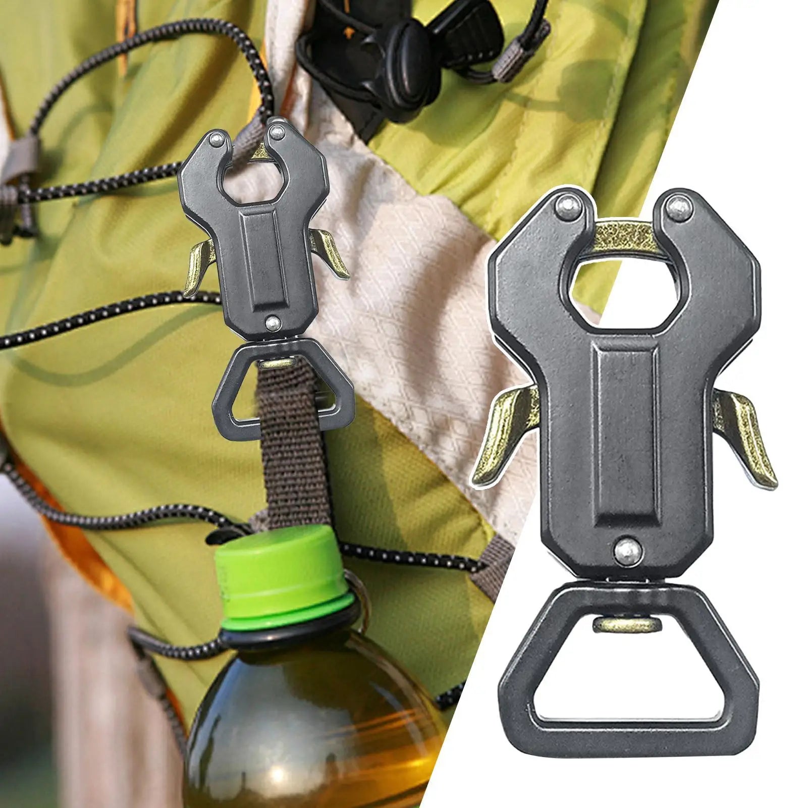 Dog Leash Clasp Zinc Alloy Dog Leash Locking Clips Pet Puppy Outdoor Collar Accessory Puppy Quick Release Chain Locking Buckles