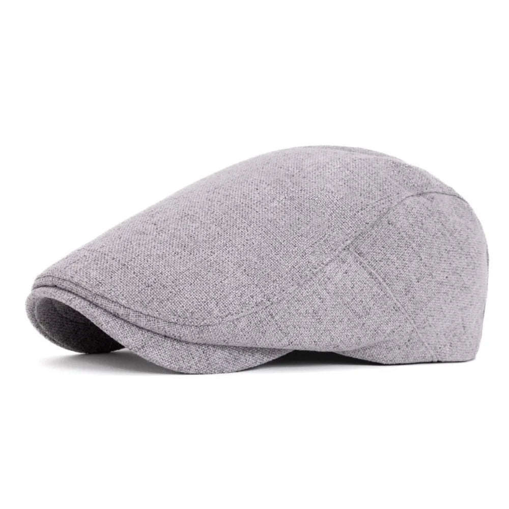 Curved Brimmed Hat Breathable Peaked Cap Plain Design Casual Duckbill Hats Short Brim Comfortable Flat Hats Daily Use