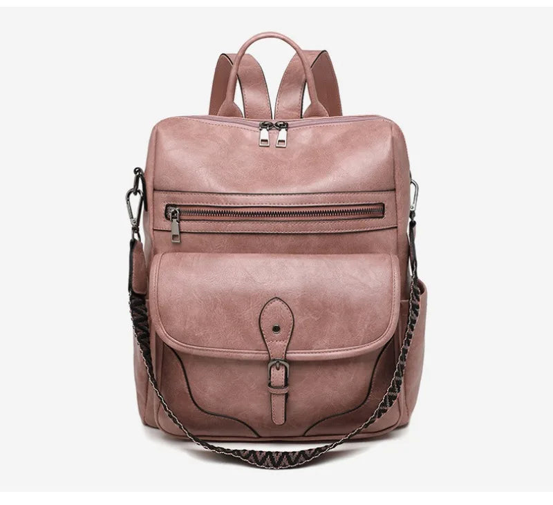 Backpack Purse for Women Purse Travel Backpack Fashion Designer Ladies Shoulder Bags  PU Leather Fashion Anti-theft Rucksack