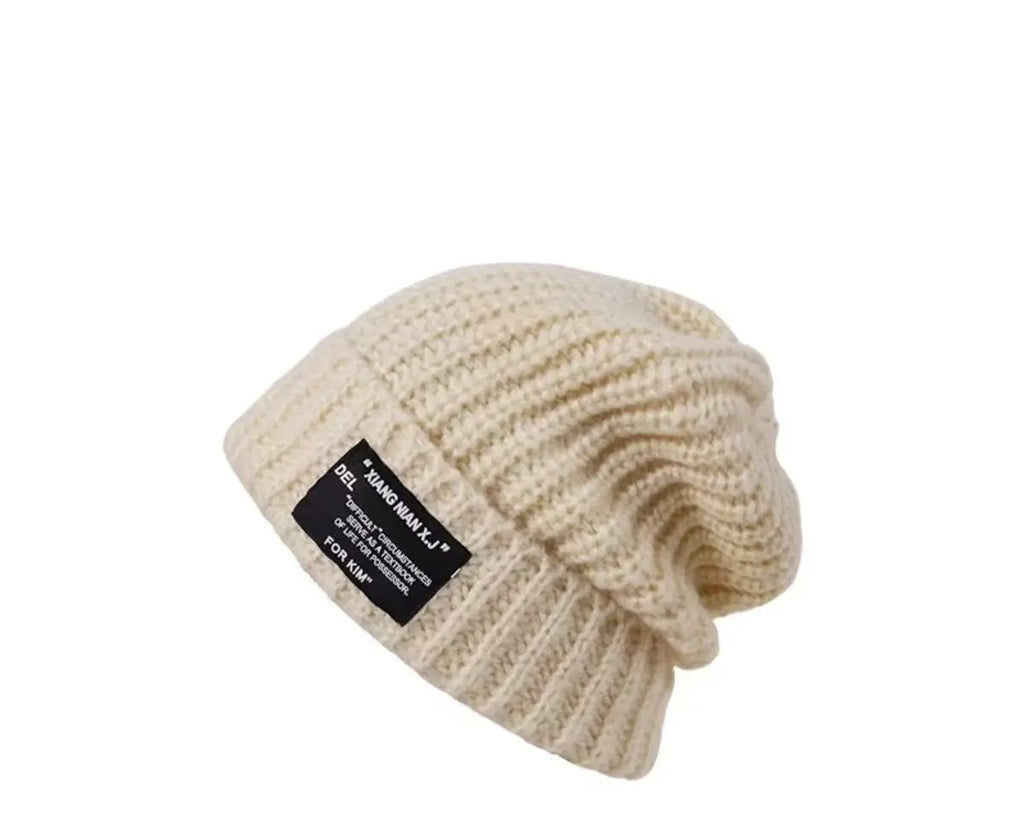 Knitted hats children's ins knitted toe caps versatile big head circumference face covering ear protection pile of hats
