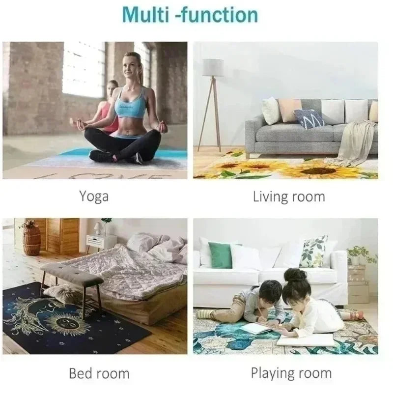 Guitar Rug Modern Music-Themed Area Rugs Living Room Bedroom Home Decoration Carpet