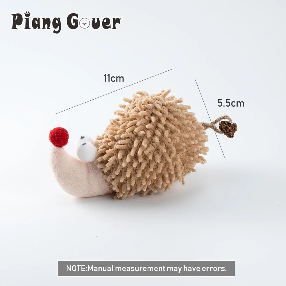 Plush Hedgehog Mouse Mint Cat Toy Simulation Interactive Plush Pet Toy