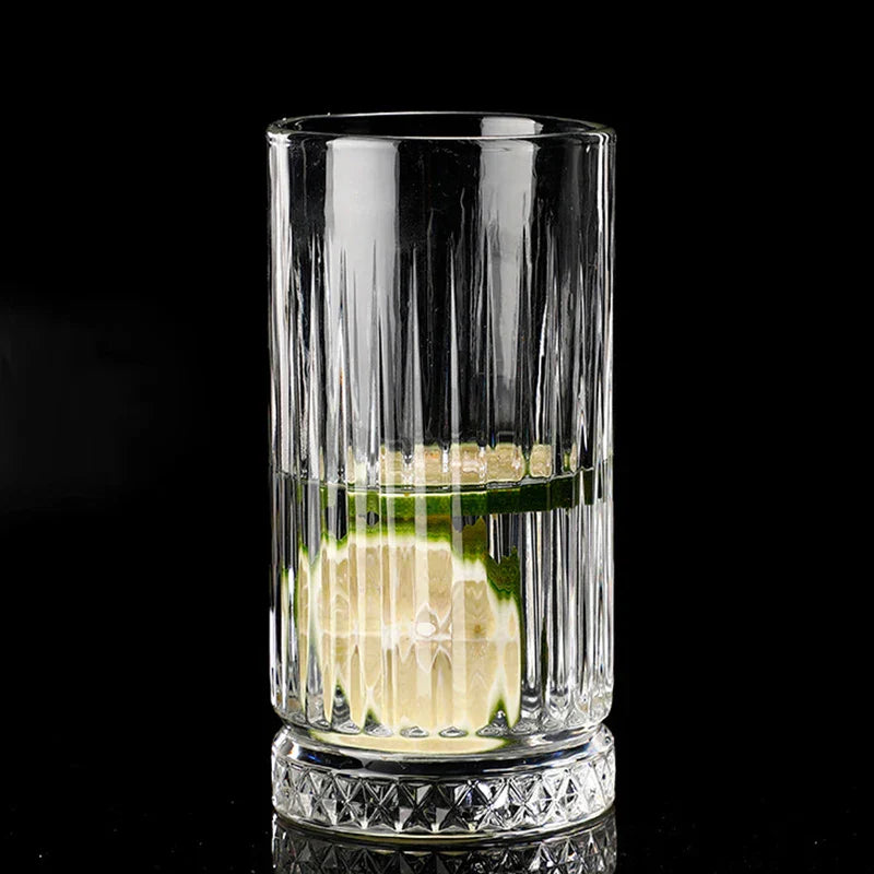 Dlight Decor Diamond Stripe Glass Coffee Cups (100–450ml)
