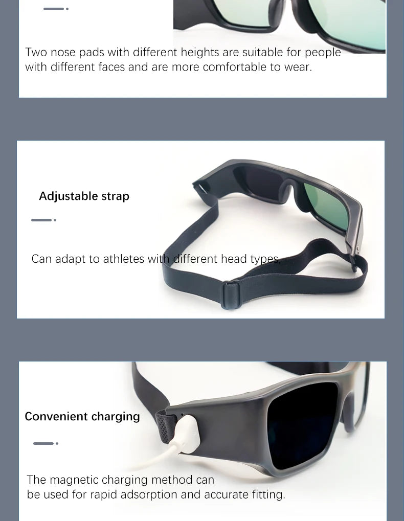 Training sports glasses can be used in basketball, football, badminton and other scenarios to exercise reaction ability