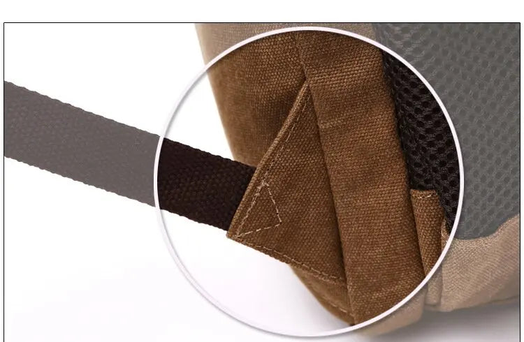 Men's Backpack Vintage Canvas Backpack Men's Travel Bags Large Capacity Backpack Laptop Backpack Bag High Qualit School Bag NEW