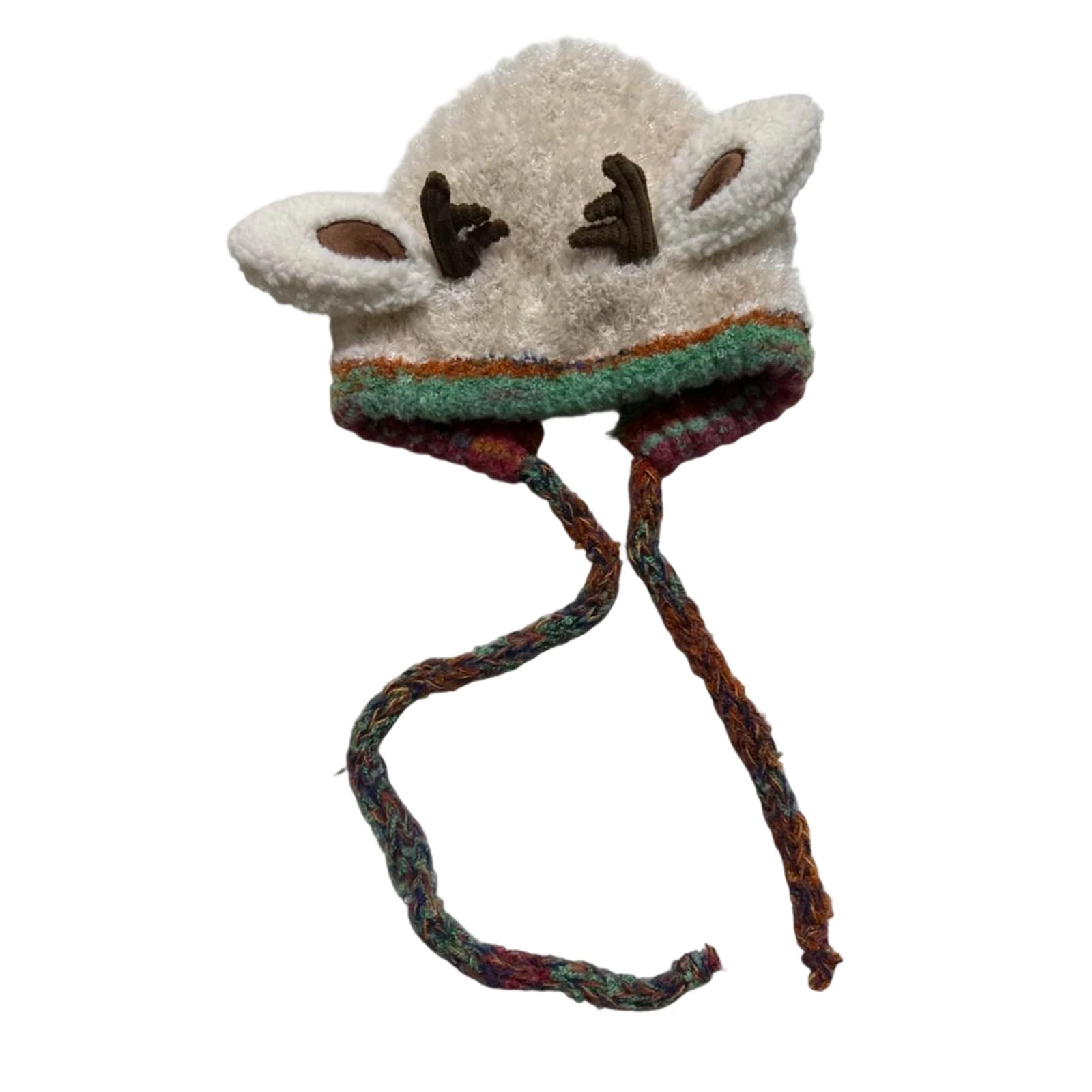 Knitted Hats In And Winter With Plush Called For Warmth Wrapped In Ear And Woolen Hats  Baby Kids Head Knitted Hats In And Winte