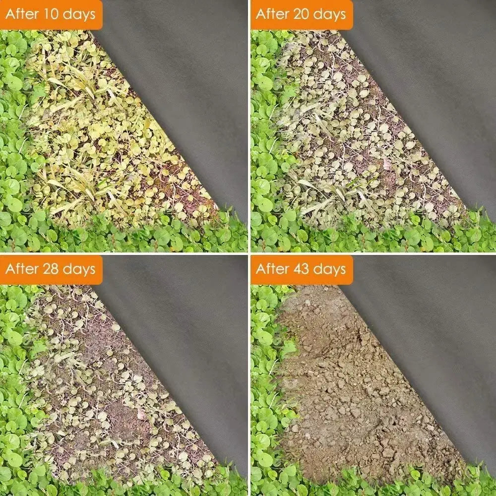 Garden Landscape Fabric Weed Barrier Heavy Duty Driveway Gardening Mat Polypropylene Ground Cover Flower Vegetable Raised Beds L