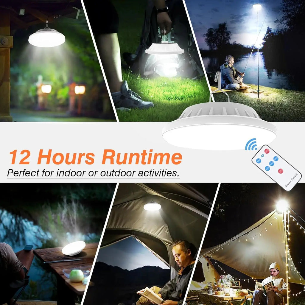 Portable Camping Light Power Bank LED Camping Lanterns Handheld Waterproof Outdoor Tent Light Rechargeable Floodlight Flashlight