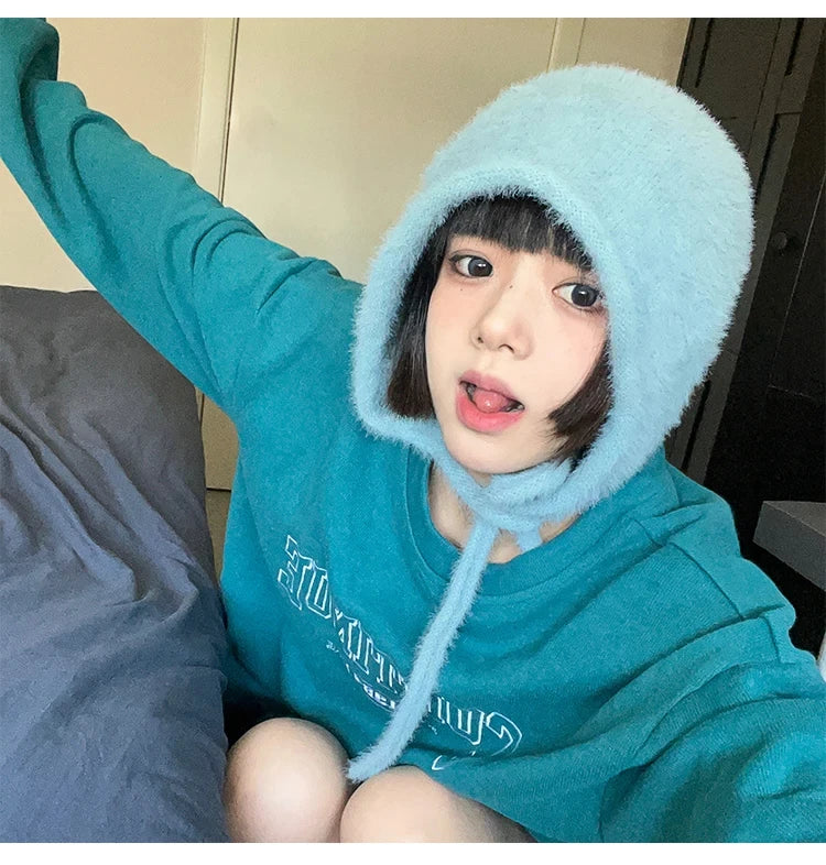 Beanies,Winter Fashion Knitted Hat Stacking Knitted Bonnet Caps Hip-Hop Soft Warm Winter for Women Girls