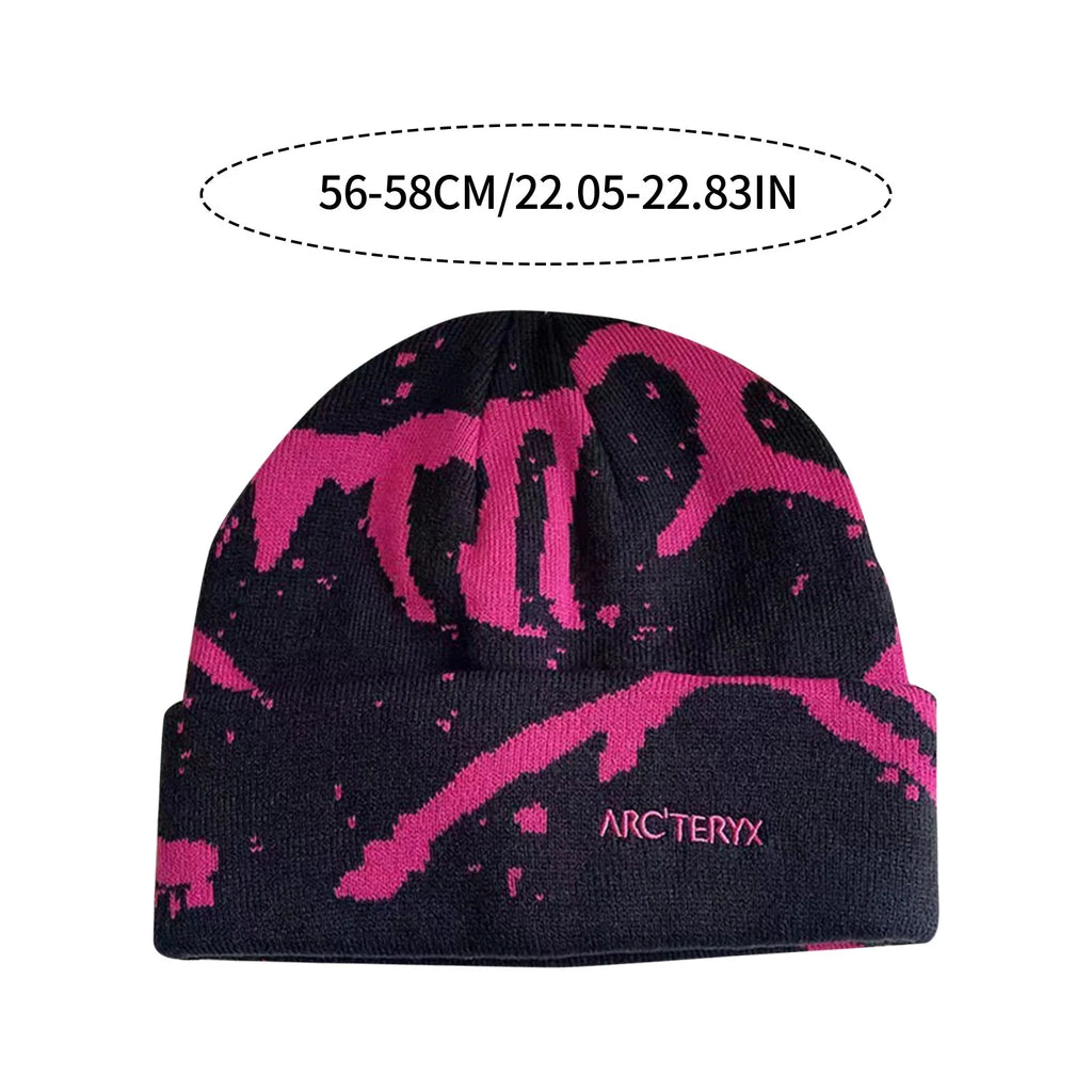 Embroidered Knitted Hats Men's And Women's Winter Hats Outdoor Riding Europe And The United States Fashion Warm Hat Casual Wear