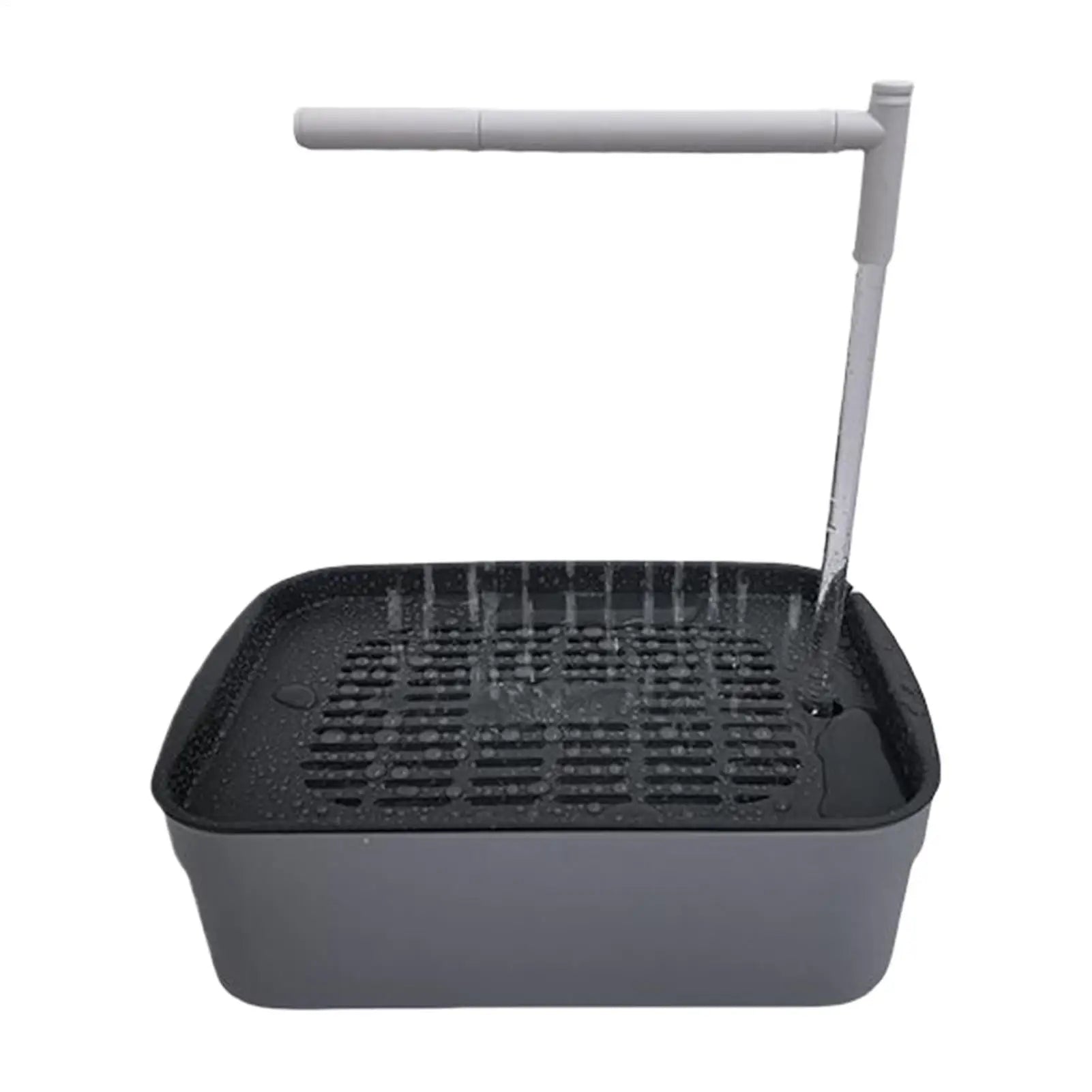 Bird bath tub, automatic bird bath tub with circulating water shower, low-noise bird shower for budgies, automatic pet bird bath