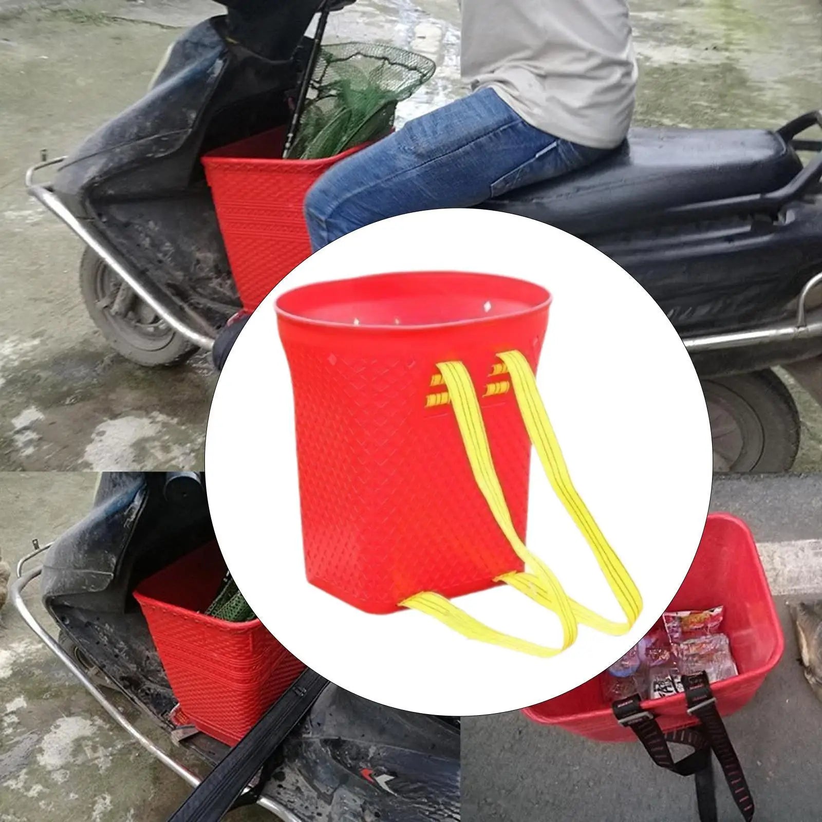 Back Basket Backpack Multipurpose Storage Basket for Hiking Fishing Camping