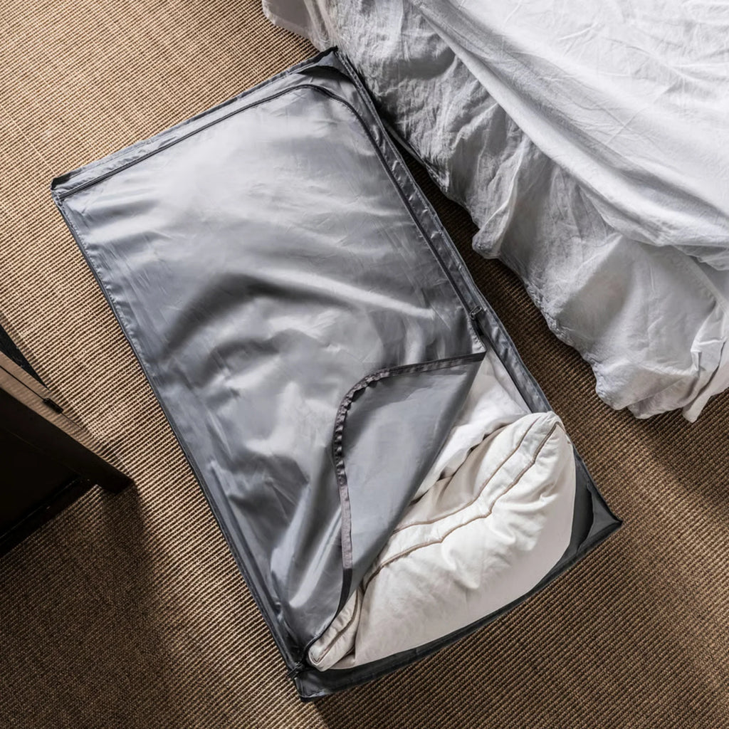 Under Bed Storage Containers, Durable Fabric, Washable, Collapsible, Under Bed Storage Bins For Clothes, Blankets, Sheets,