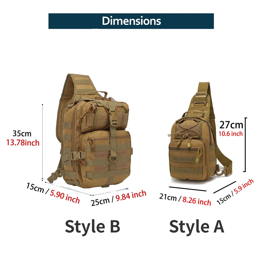 Backpack Tactical Assault Pack  Outdoor Hiking Camping Sling Backpack Waterproof EDC Rucksack Bag Hunting Trekking Travelling