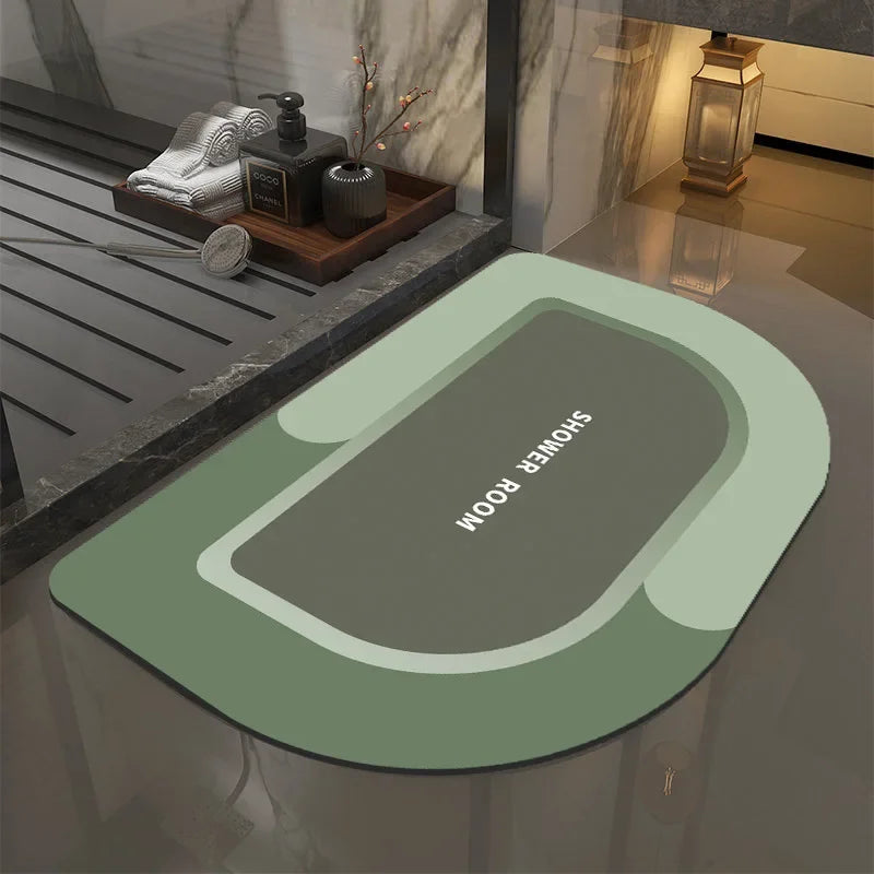 Bathroom Rug, Non - slip Entrance Doormat, Instant Drying Mat, Super Absorbent, Nappa Skin Floor Mat, Toilet Carpet, Home Decor