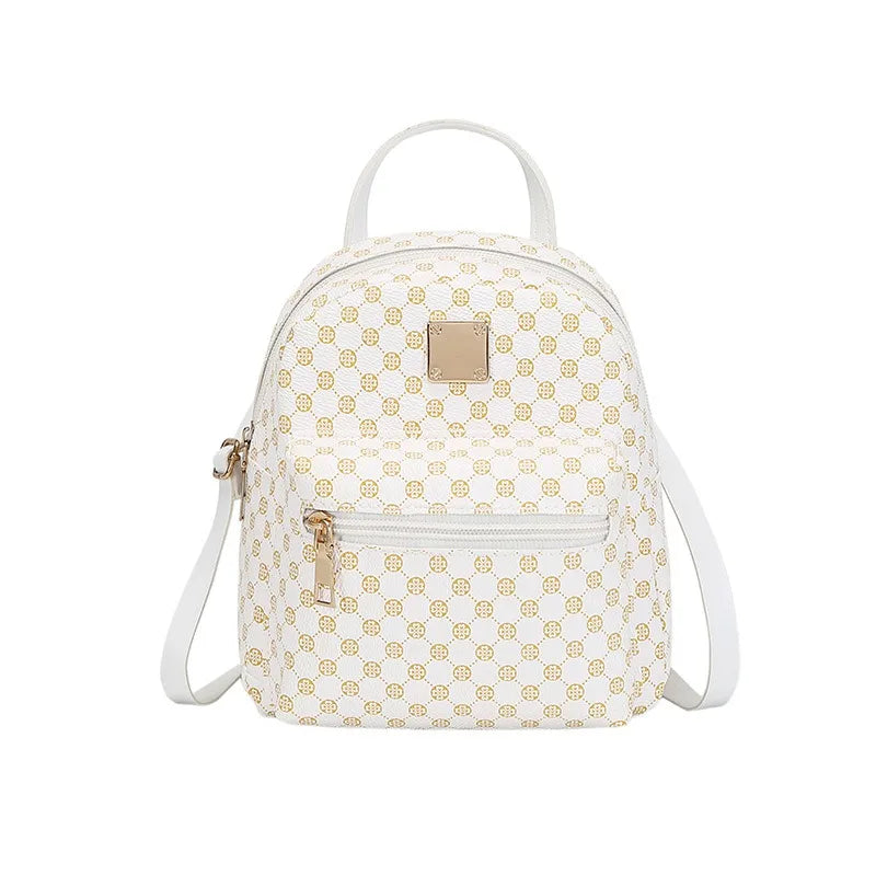 Classic Women Backpack Fashion School Bags Female Daily Shopping Girl Small Backpacks Schoolbags 2025 Ins