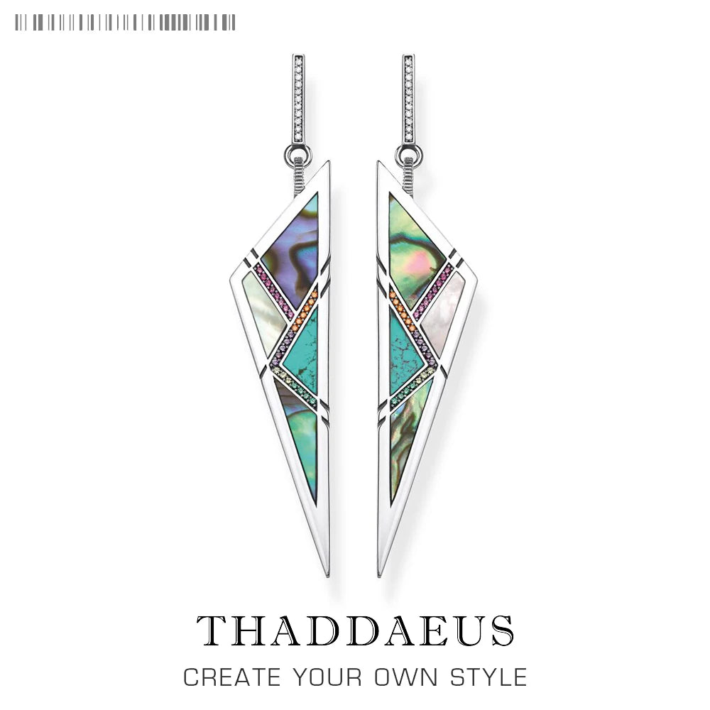 Earrings Triangle,Americans Fine Jewelry For Women,2021 New Summer  Meaningful Ear Gift Powerful Lucky Charm