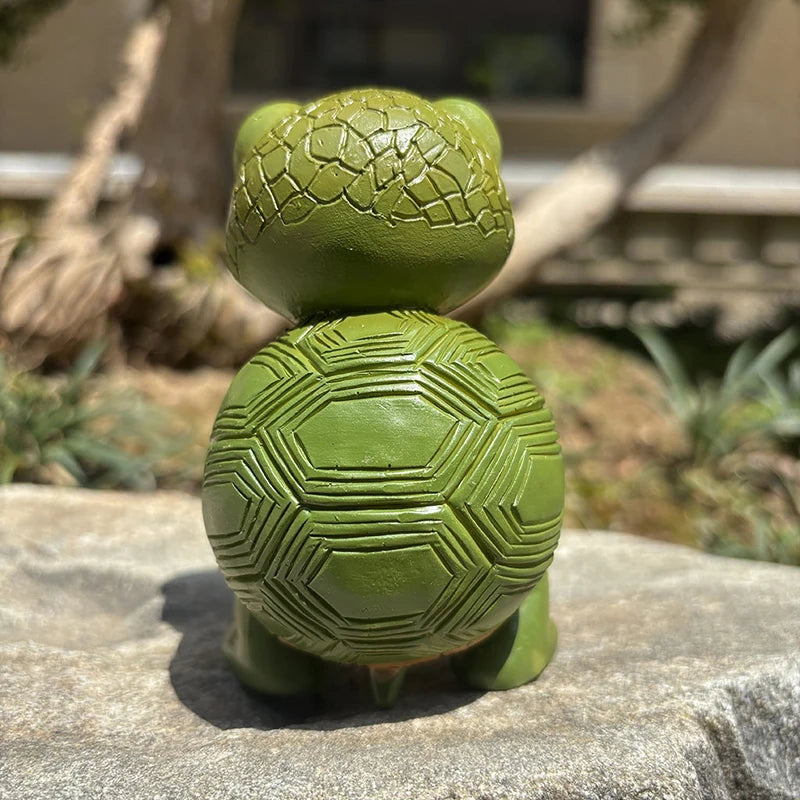 Turtle Garden Statue Decoration Lawn Ornament Figurine Outdoor Statue For Pond Patio Indoor Outside Hallway
