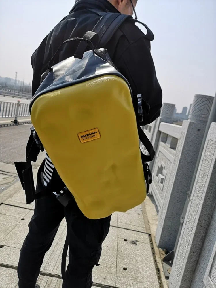 Backpack Men's Crash Bag High-End Design Trend Ins Short-Distance Travel Sports Training Fitness Travel Backpack