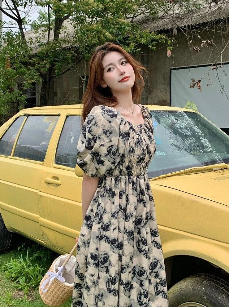 Dresses for Women Holiday Long Loose Woman Dress Birthday Maxi Soft Black Trendy One Pieces Harajuku Xxl Elegant Luxury Hot Chic