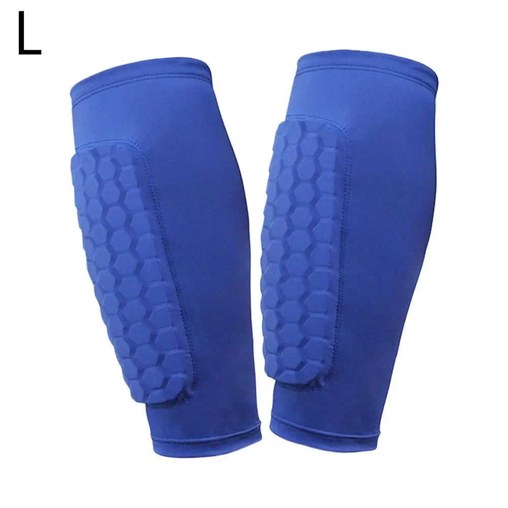 Football Shin Guard Socks Sleeves with Foam,Calf Compression Sleeve Honeycomb Pads,Sports Legging & Soccer Equipment
