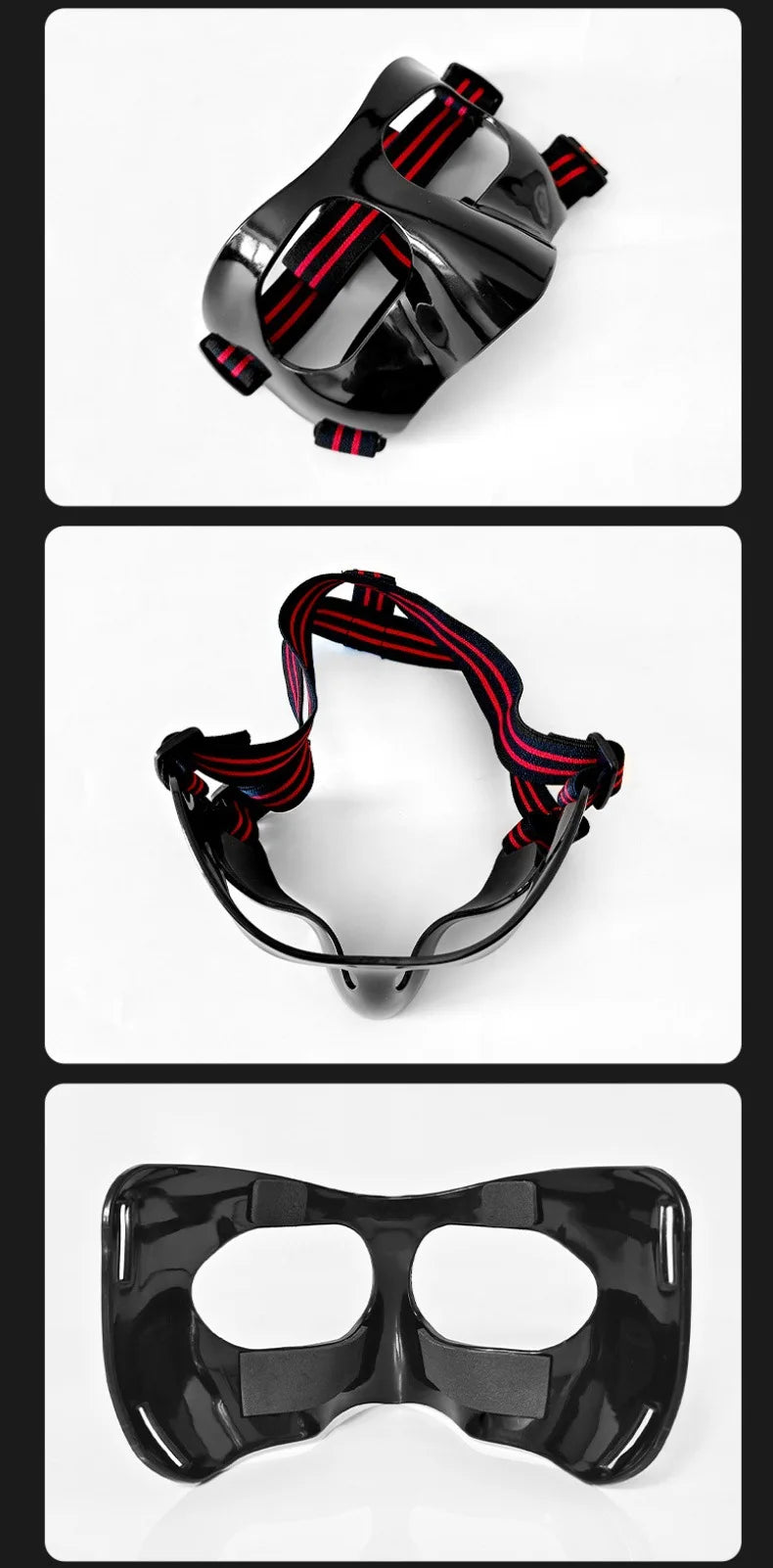 Sports Nose Helmet Basketball Mask Nose Guard Face Shield Protective Mask With Adjustable Elastic Strap Anti-collision Equipment