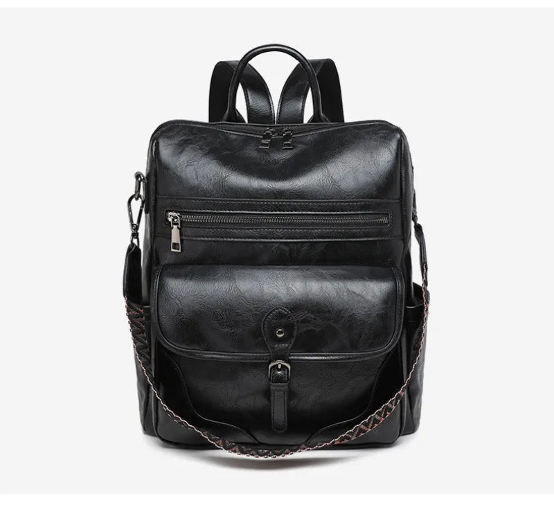 Backpack Purse for Women Purse Travel Backpack Fashion Designer Ladies Shoulder Bags  PU Leather Fashion Anti-theft Rucksack