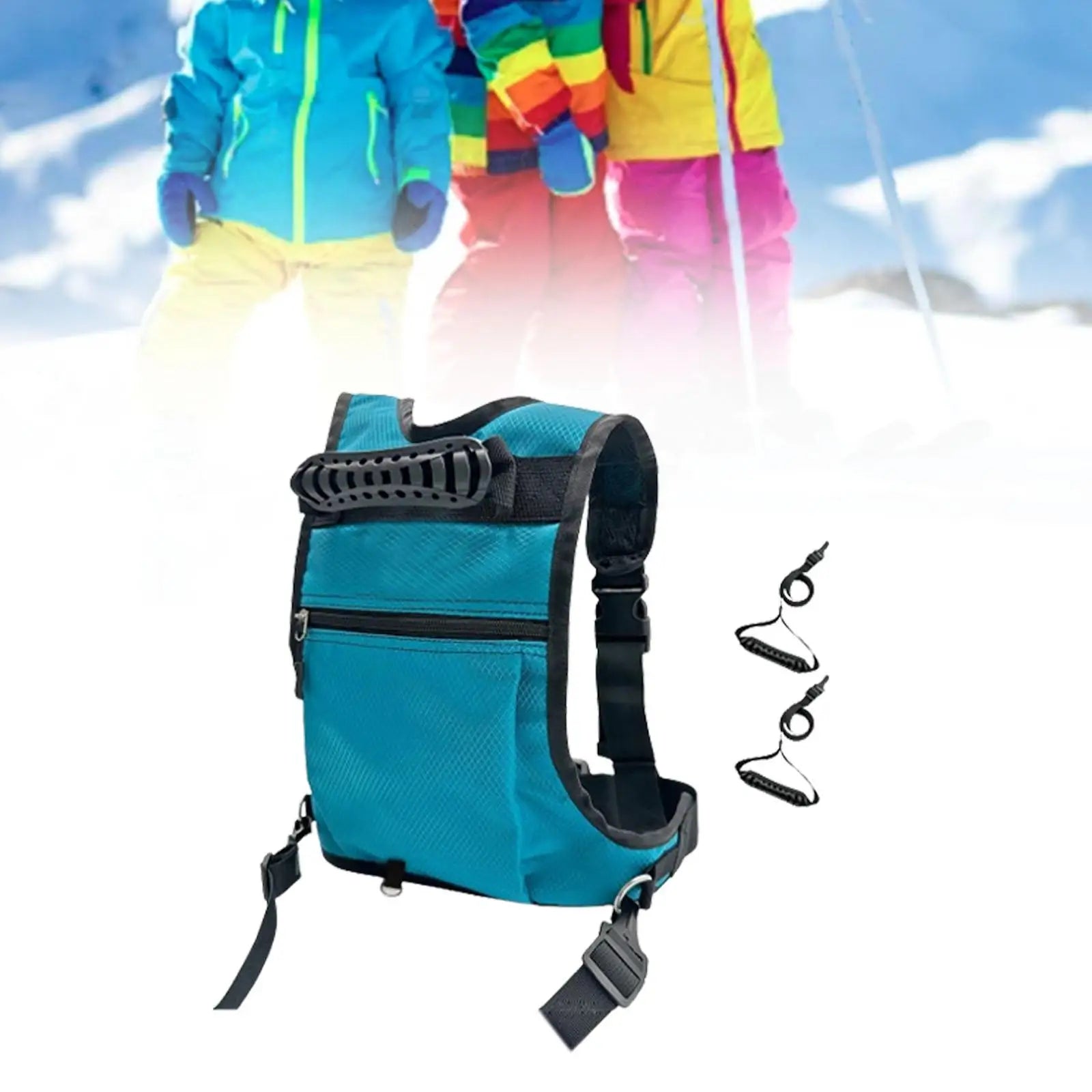 Ski and Snowboard Harness for Kids Skateboard Training Equipment Ski Shoulder Harness for Skateboarding Skating Winter Sports