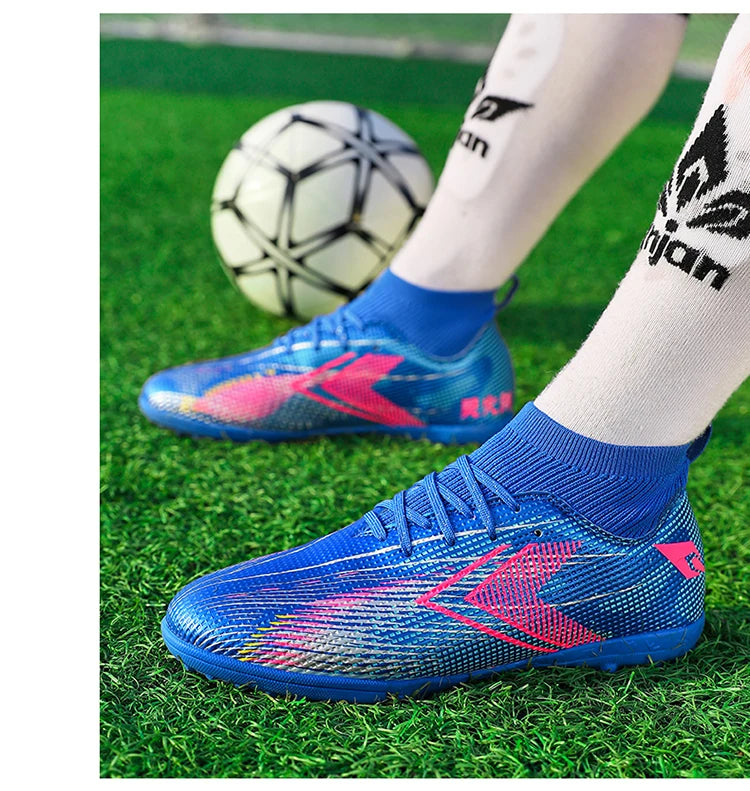 New High-Quality Sports Shoes with Strong Grip, Non-Slip and Wear-Resistant, Special Football Shoes for Youth and Adults for Competition and Training