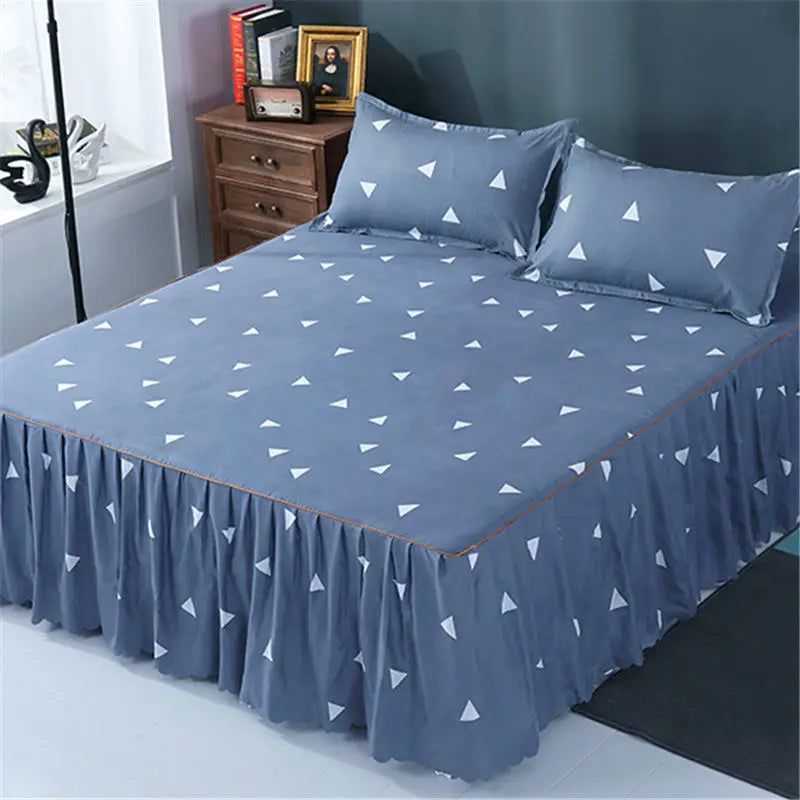 Bed Skirts Four Season Universal Skin-friendly Comfortable Protective Bedding Luxury Anti-slip Bedsheets Fashion Home Decoration