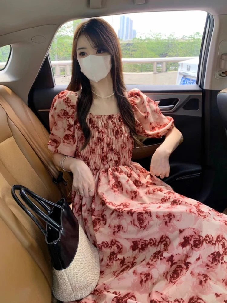 Dresses for Women Holiday Long Loose Woman Dress Birthday Maxi Soft Black Trendy One Pieces Harajuku Xxl Elegant Luxury Hot Chic