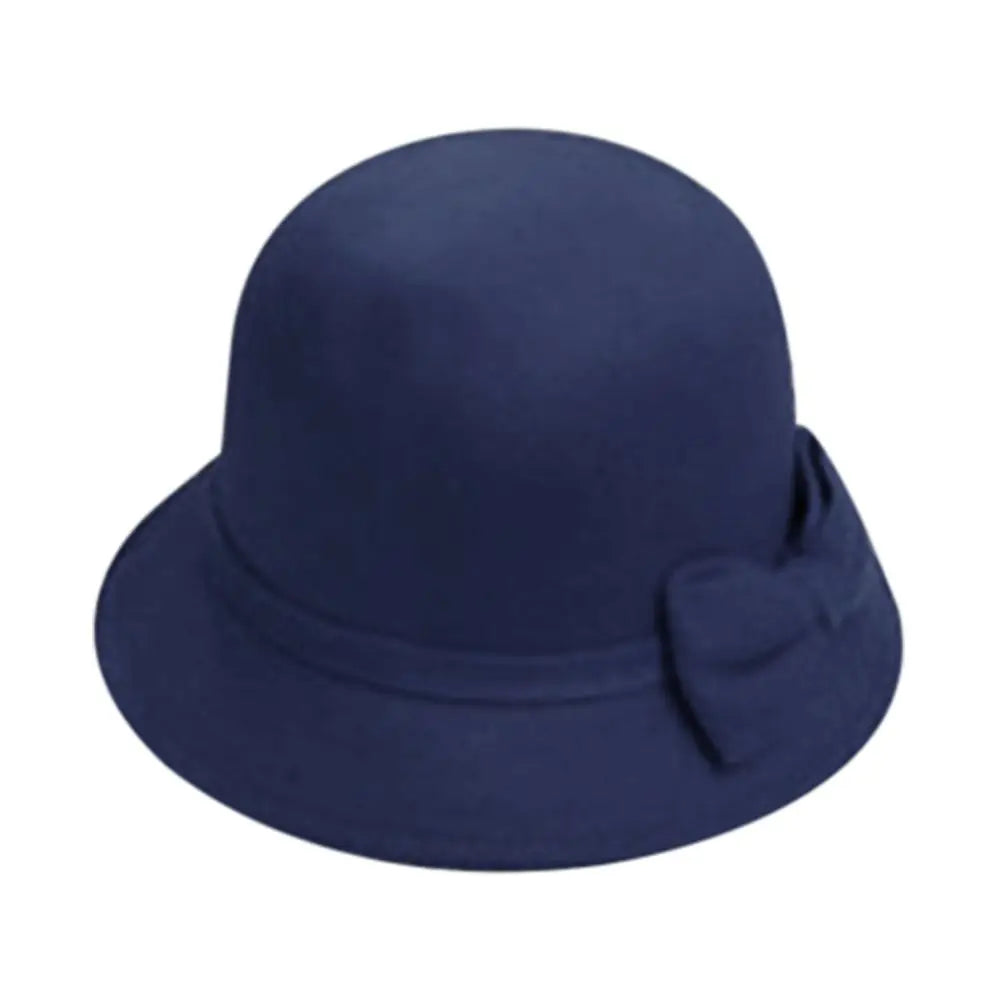 Cap Girl Brim Bowler Fedora Hats Wool Felt Bucket Cap Church Bowler Cloche Hats Women Vintage Retro Hat Autumn Winter Warm Hat