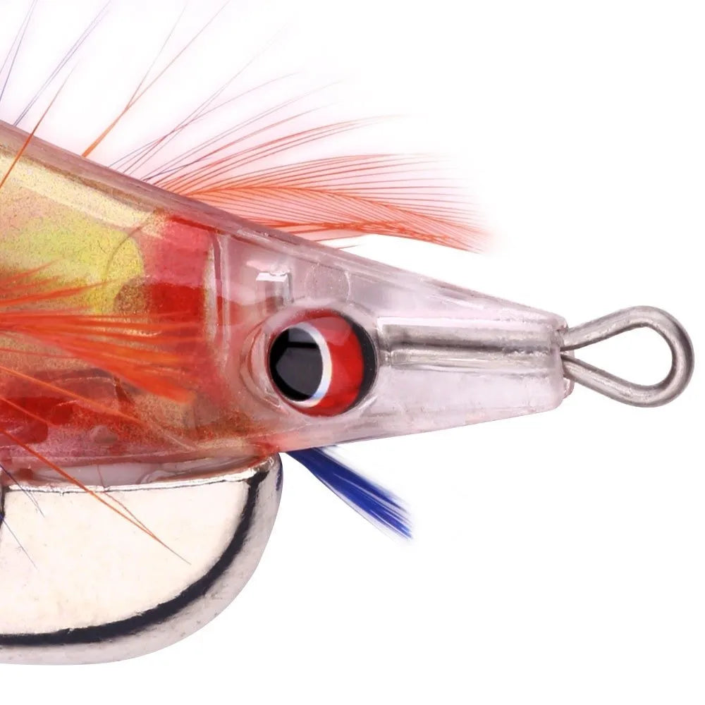 10cm 12g Fishing Lure 2.5# hook Artificial Noctilucent Squid Cuttlefish Jigs Noctilucent Wood Artificial Squid Hook Jigs