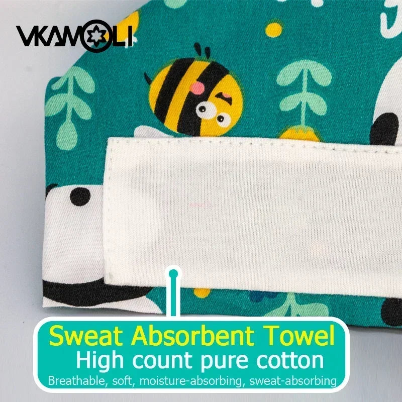 Surgical hats with various prints of rabbits dogs animals designed as hair care hats for doctors and nurses scrub hat