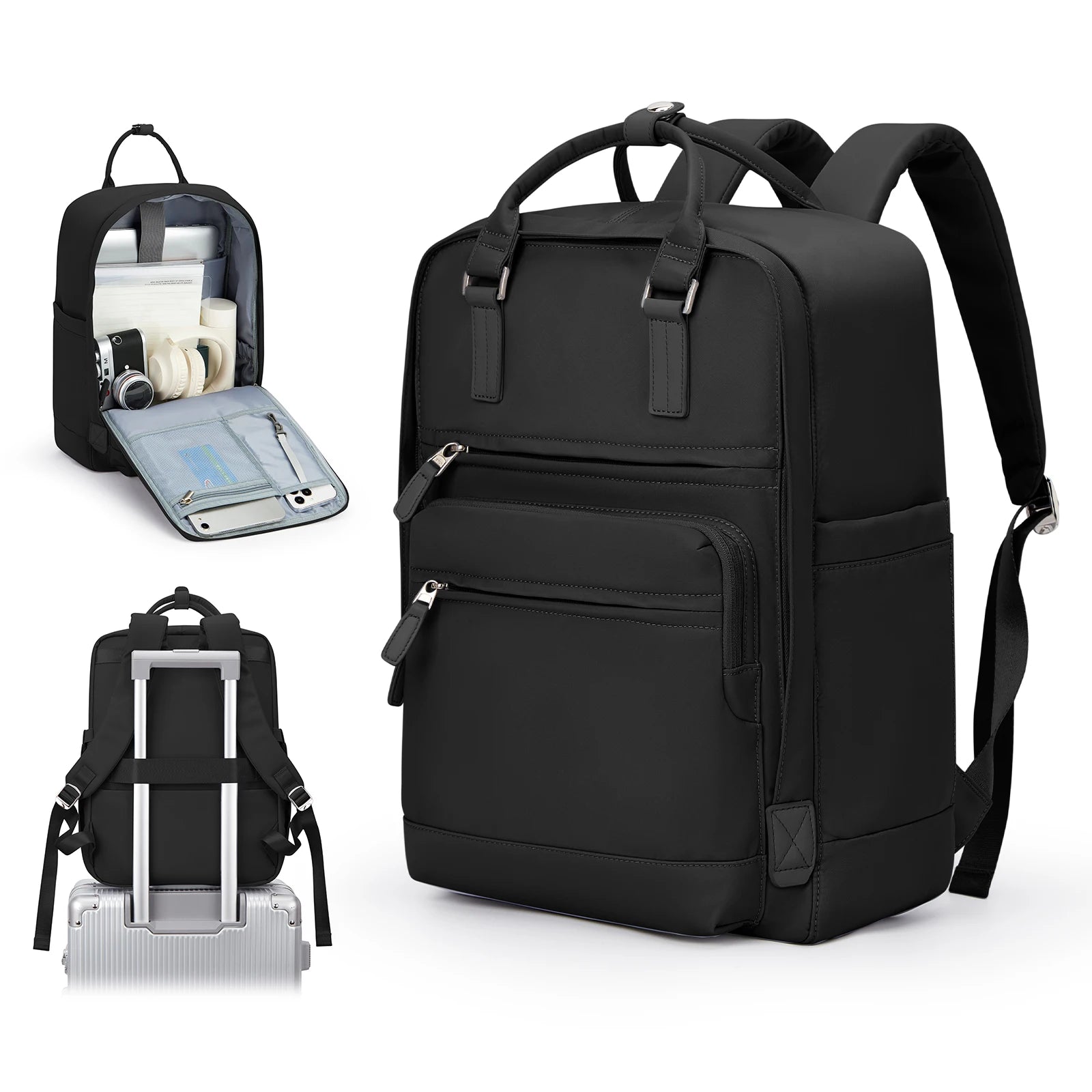 Travel backpack, ladies large capacity short-distance travel bag, college students computer backpack, duffel bag, multi-color