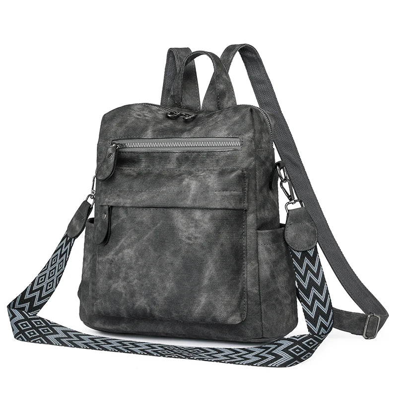 Fashion Backpacks Women Shoulder Bag Big Travel Bagpack Ladies Daypacks Large School Bags High Quality Leather Rucksacks Female