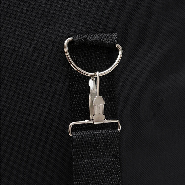 Large capacity luggage bag - multi pocket travel handbag, sports equipment bag, zipper closure