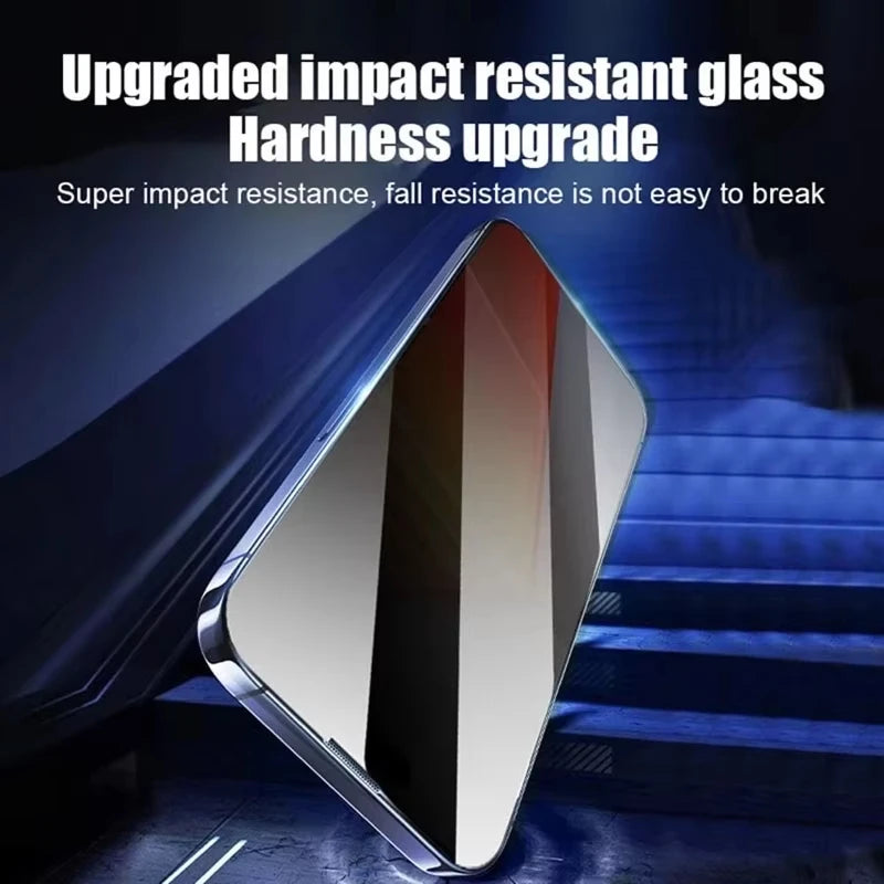 Oleophobic Coating Privacy Screen Protector For iPhone 17 Pro Max 16 15 13 11 14 12 Air 16E Mini SE 7 XR Dust Free Installation